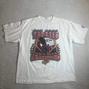 1996 New York Yankees World Series champion starter tshirt mlb USA xl